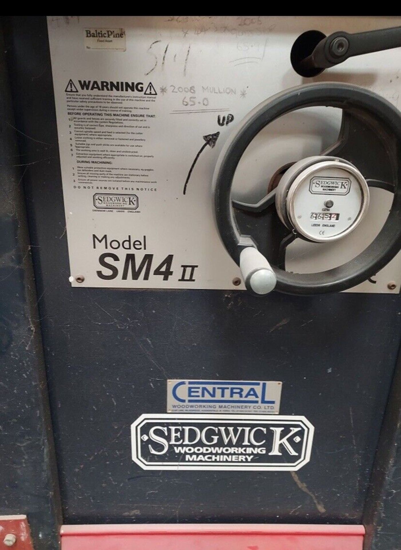 Sedgwick SM4ii Spindle Moulder And Power Feed. - Image 2 of 2