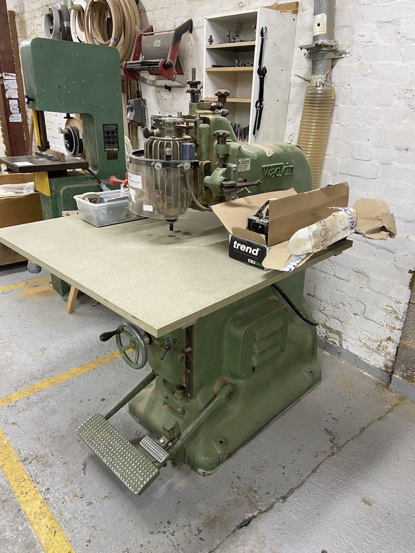 Wadkin LS Overhead Router Drill Table With Frequency Inverter And Tooling. - Image 2 of 10
