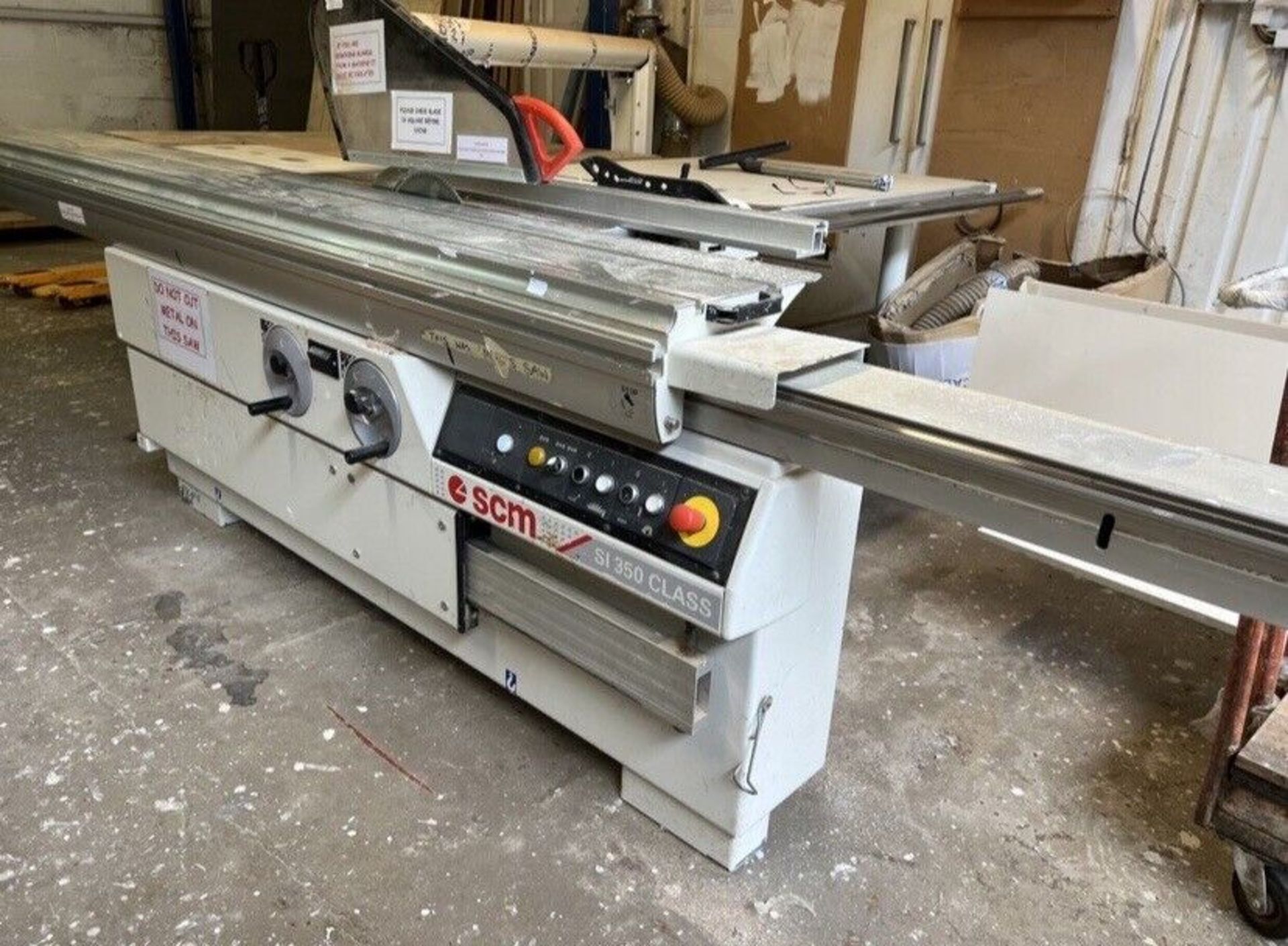 SCM SI 350 Class 3200mm Sliding Table Complete.
