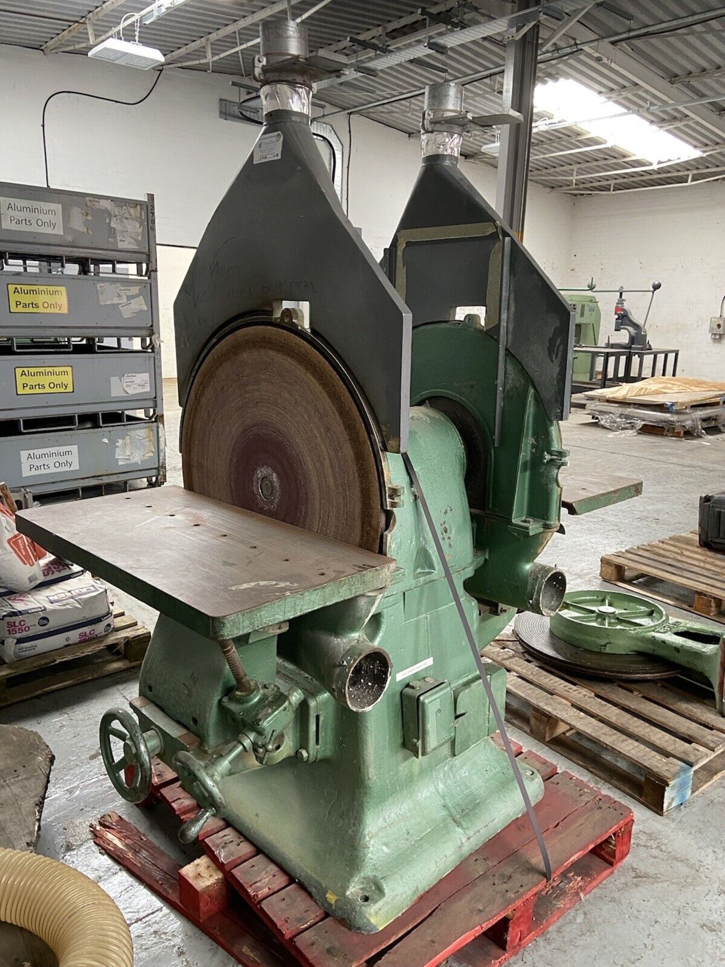 Wadkin JV Double Disc Sander 30”