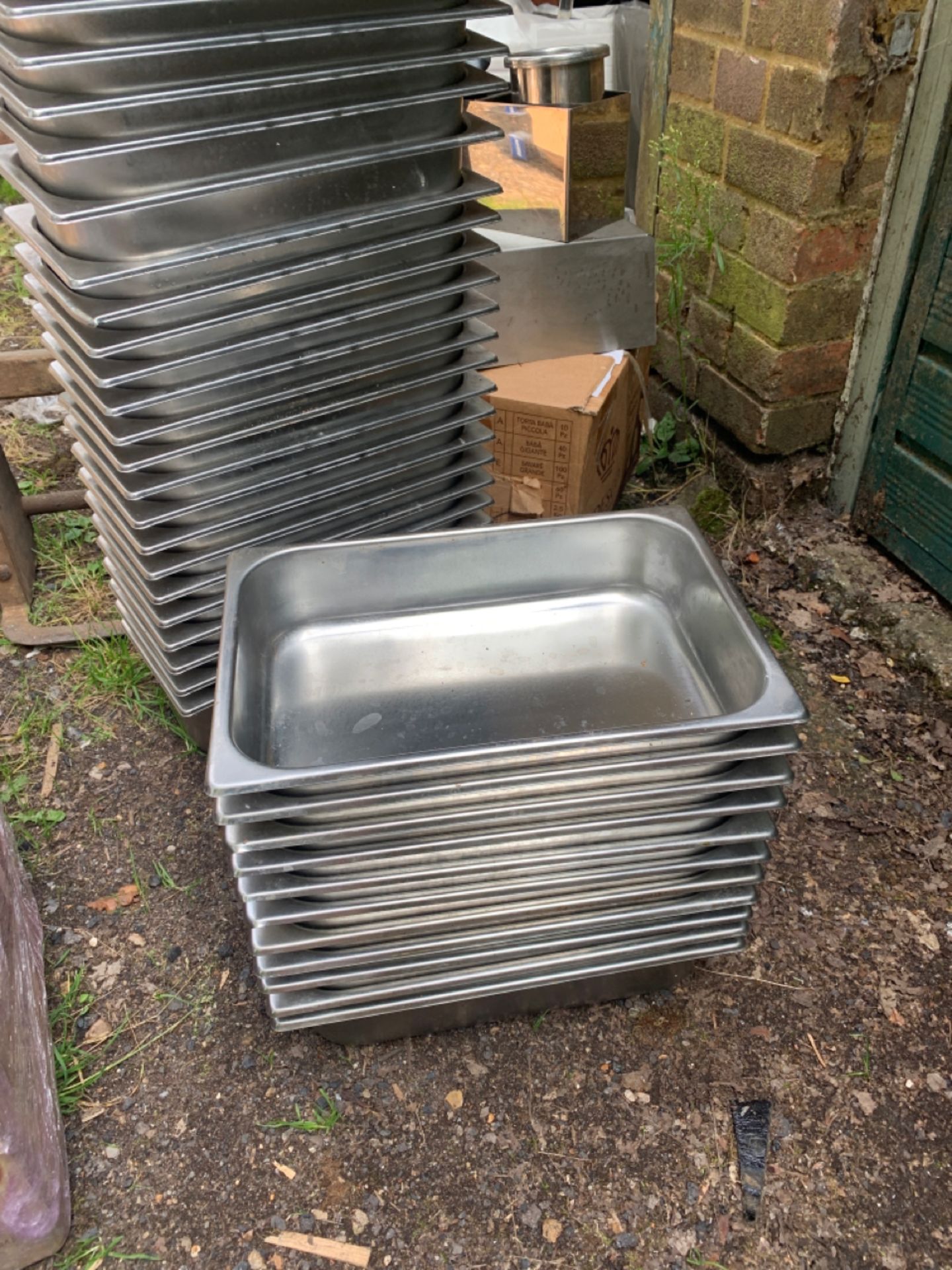 Large Quantity of Stainless Steel Ban Marie Trays - Image 2 of 3