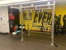 Fitness Rack with Carbon Claw Punch Bag and TRX Straps