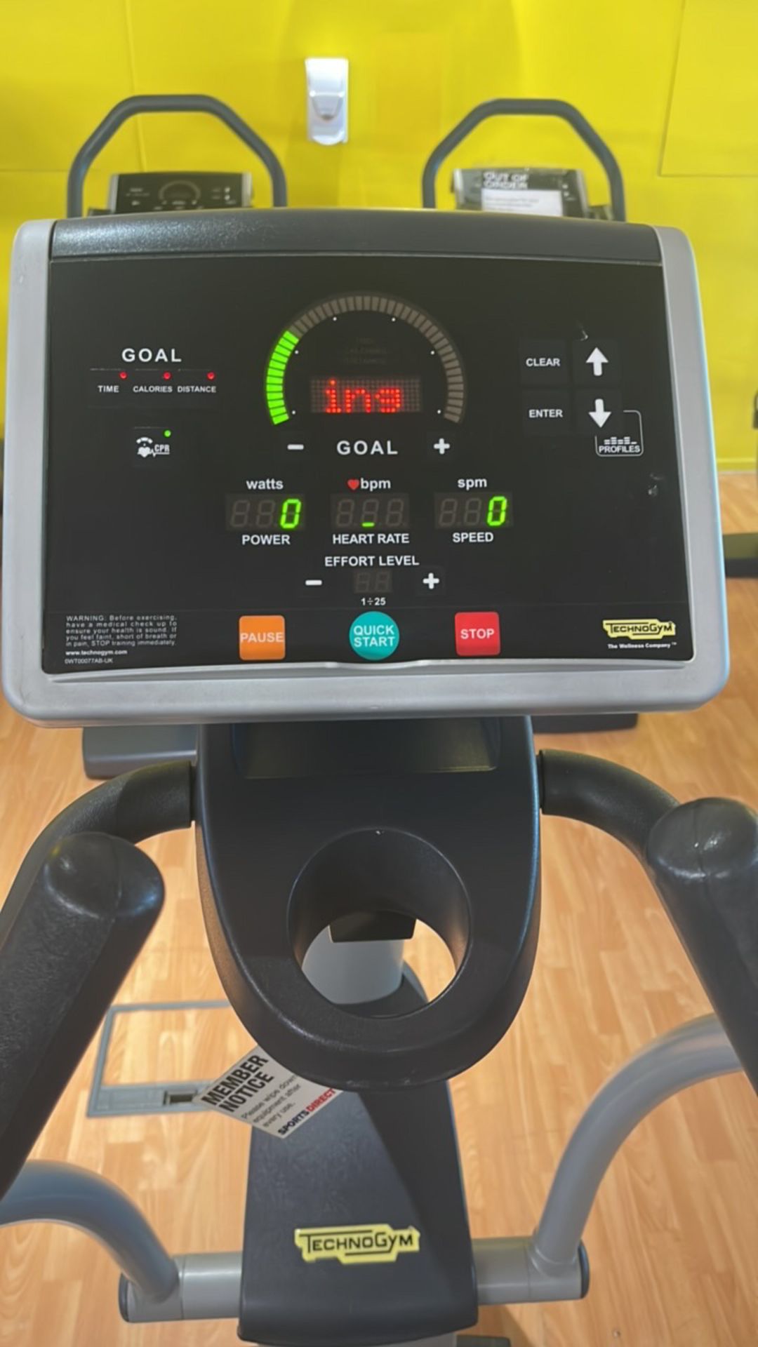 Technogym Cross Trainer - Image 6 of 7