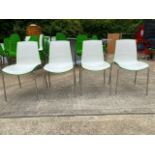 Set of 8 Connection Ice Breakout/Canteen Stackable Chairs