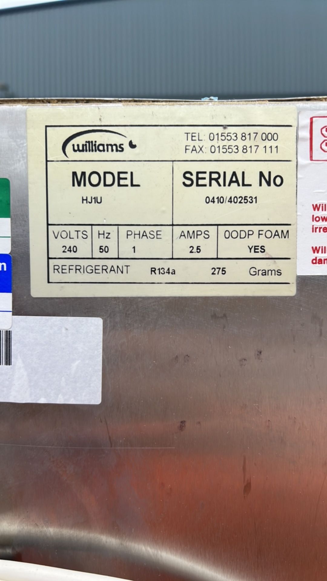 Williams Refrigerator - Image 8 of 8
