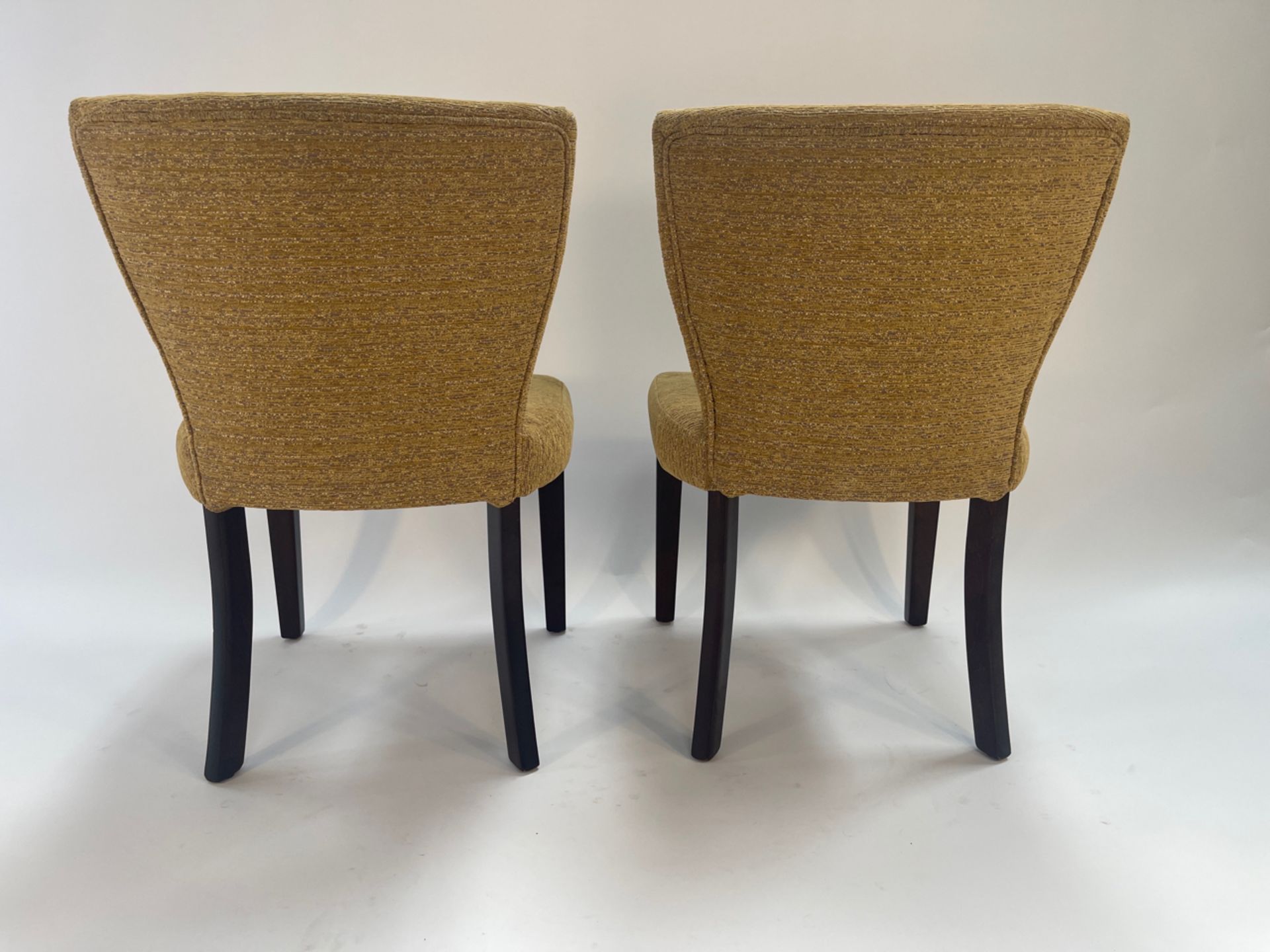 Pair of Fabric Dining Chairs - Bild 5 aus 5