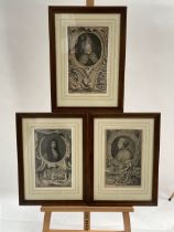 Historic Figures Artwork Prints Set of 3