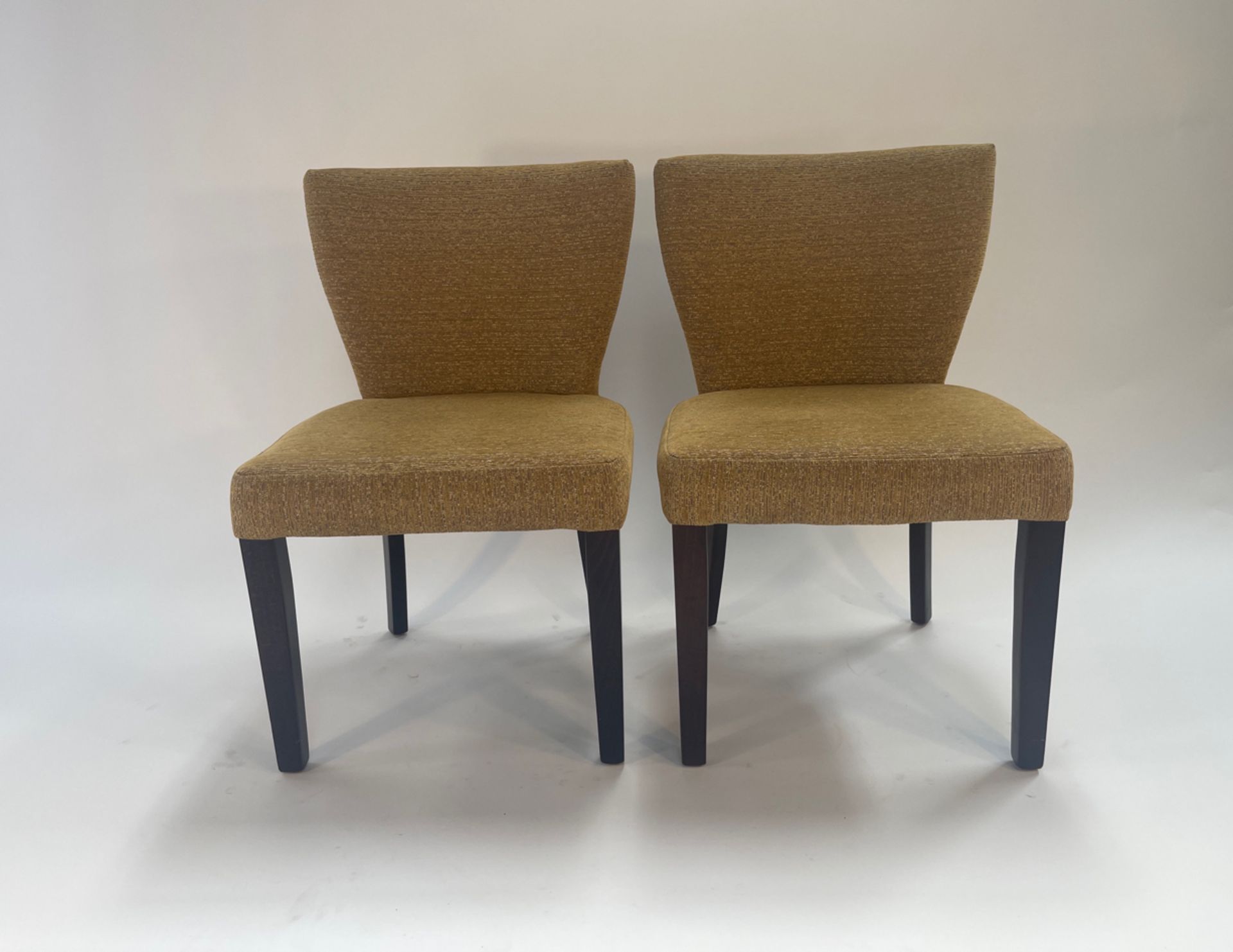 Pair of Fabric Dining Chairs