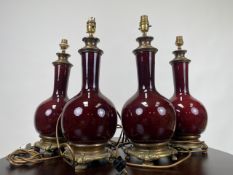 Set of 4 Ceramic Table Lamps