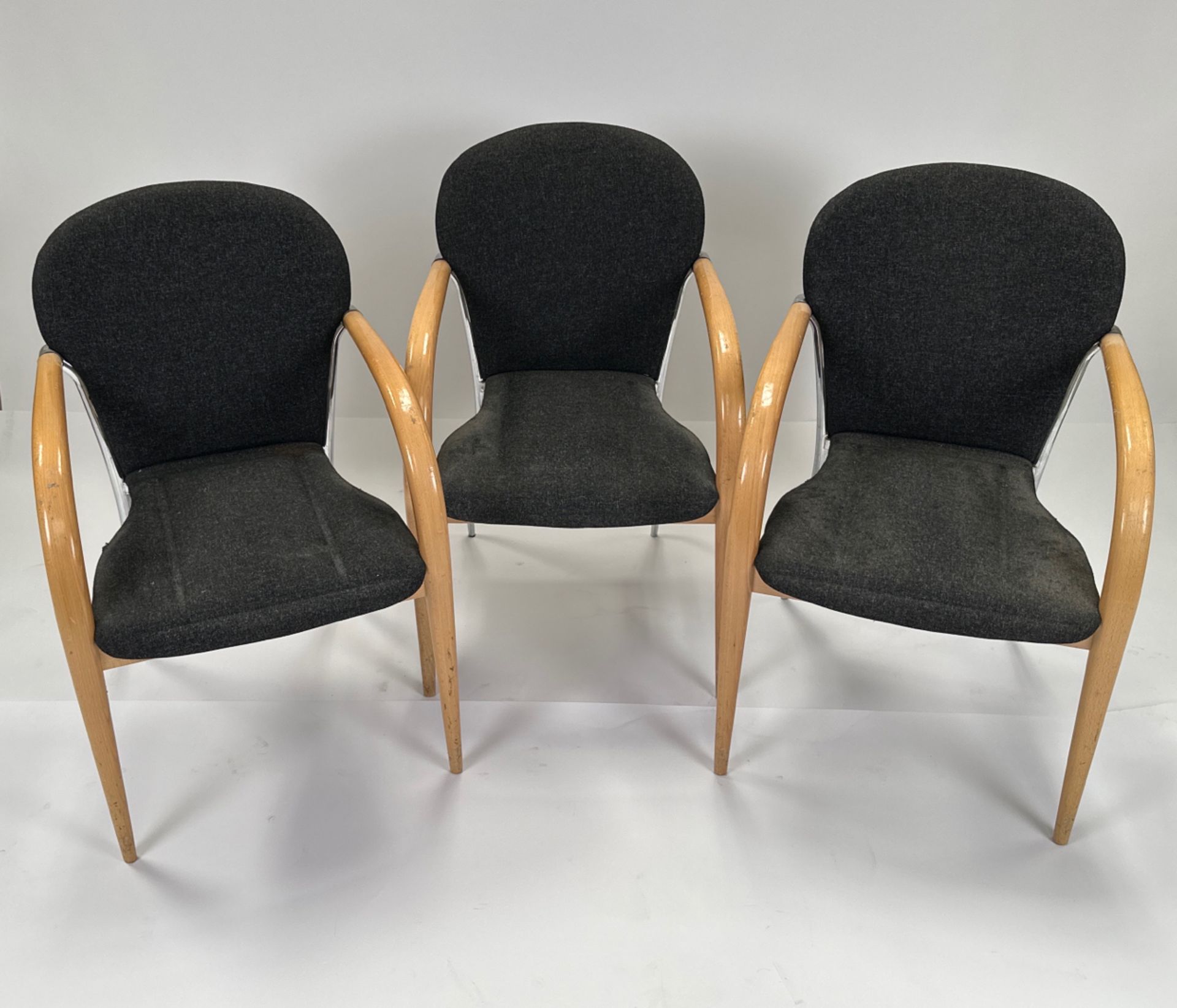 Trio of Conference / Office Chairs - Image 2 of 5