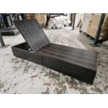 Rattan Sun Lounger