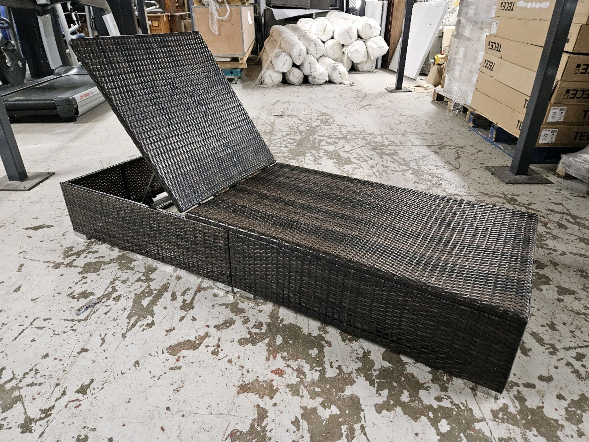 Rattan Sun Lounger