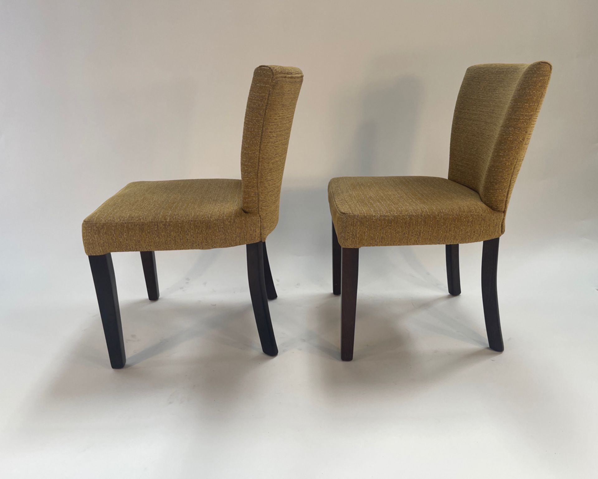 Pair of Fabric Dining Chairs - Image 4 of 5