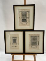 Artwork Prints - Building Prints by Era Set of 3