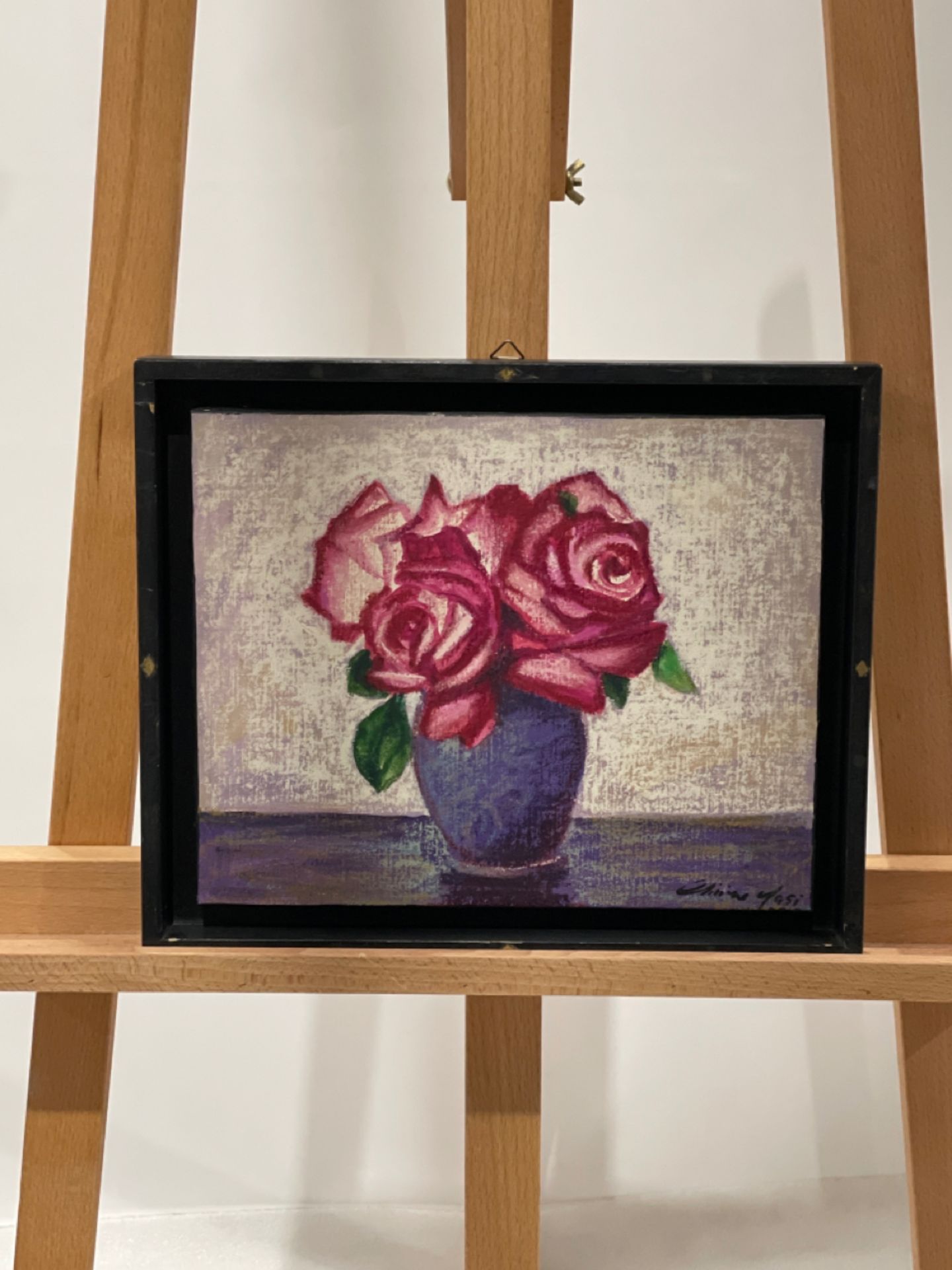 Rose and Vase Artwork
