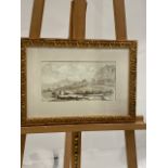 Artwork -Watercolour Landscape In Gilt Frame