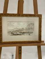 Artwork -Watercolour Landscape In Gilt Frame