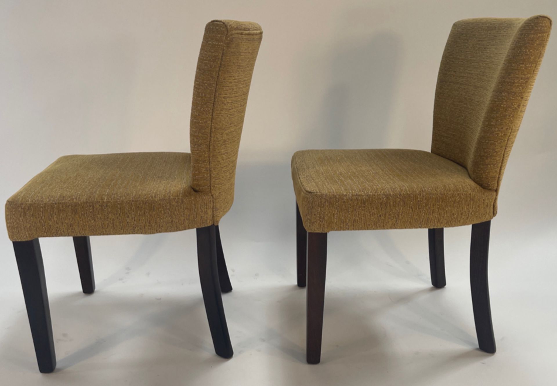 Pair of Fabric Dining Chairs - Image 3 of 5