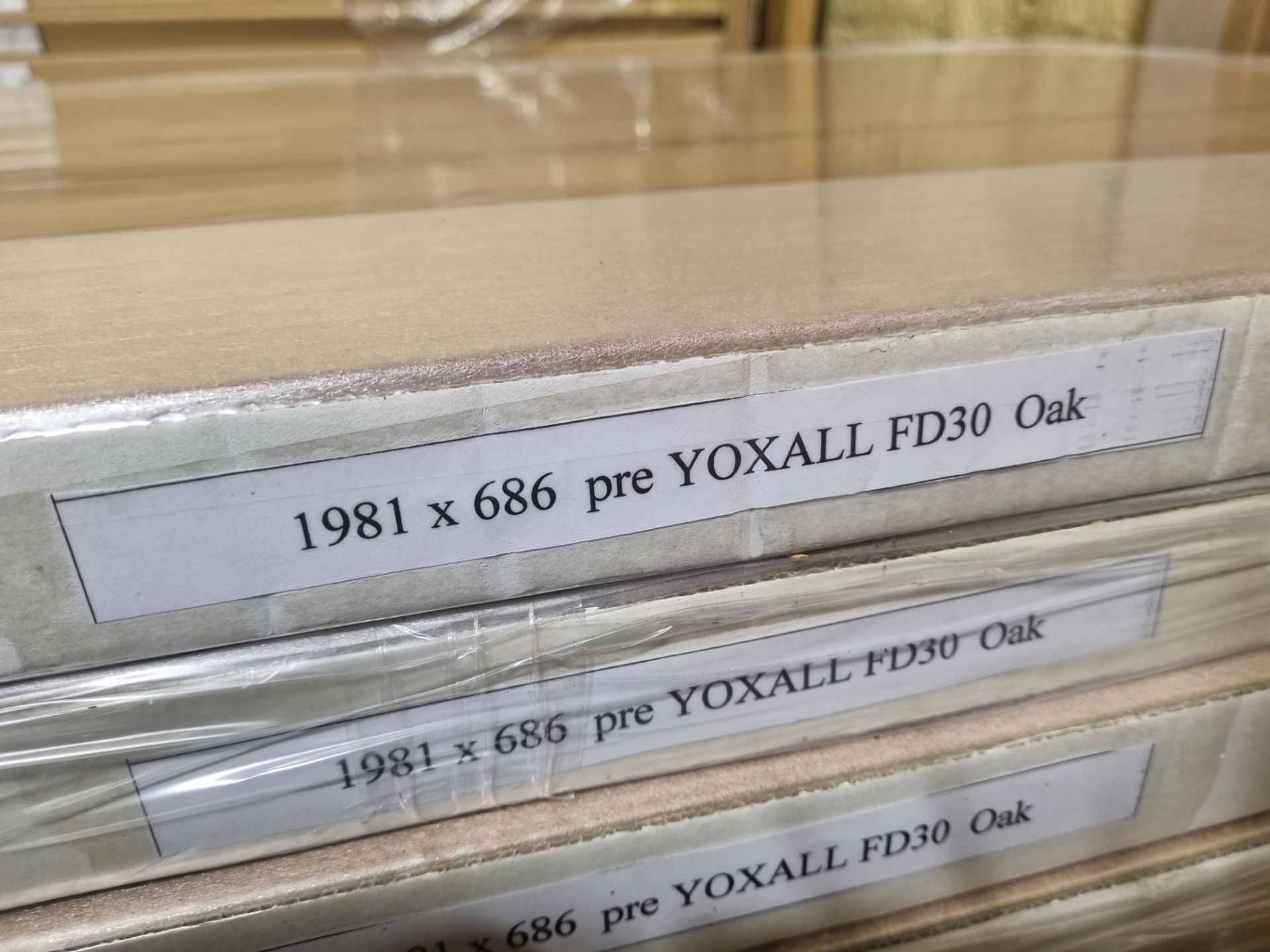 NO RESERVE 1 X Yoxall Oak FD30 Internal Fire Door 44 X 1981 X 686 - Image 3 of 3