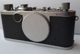 Rare Leitz Wetzlar Leica I Model C (Ic) (1950-51) Body & Lens Cover