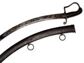 1796 Young Ensigns Light Cavalry Officer Sabre by Osborns
