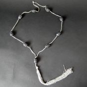 René Lalique Black Glass 'Grosses Graines' Necklace
