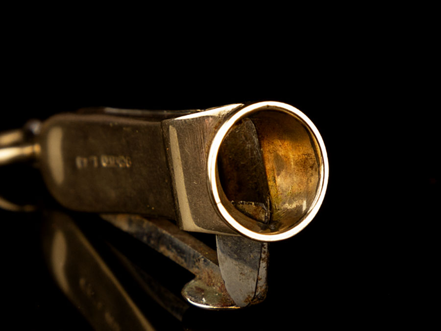 1897 William Neale Birmingham 9 Carat Cigar Cutter - Image 3 of 4