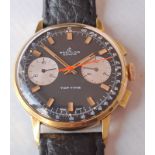 Vintage Breitling Top Time Chronograph Reverse Panda With Original Breitling Box