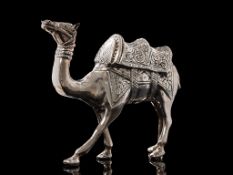 c1960 Indo Persian Sterling Silver Dromedary Camel