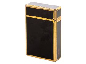 c1935 ST Dupont Paris Gold n Black Lacquer 75 215 Petrol Lighter