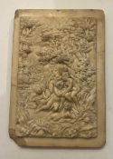 Rare, Carved c18th Plaque Showing a Classical Scene, Depicting Four Scantily Clad Women