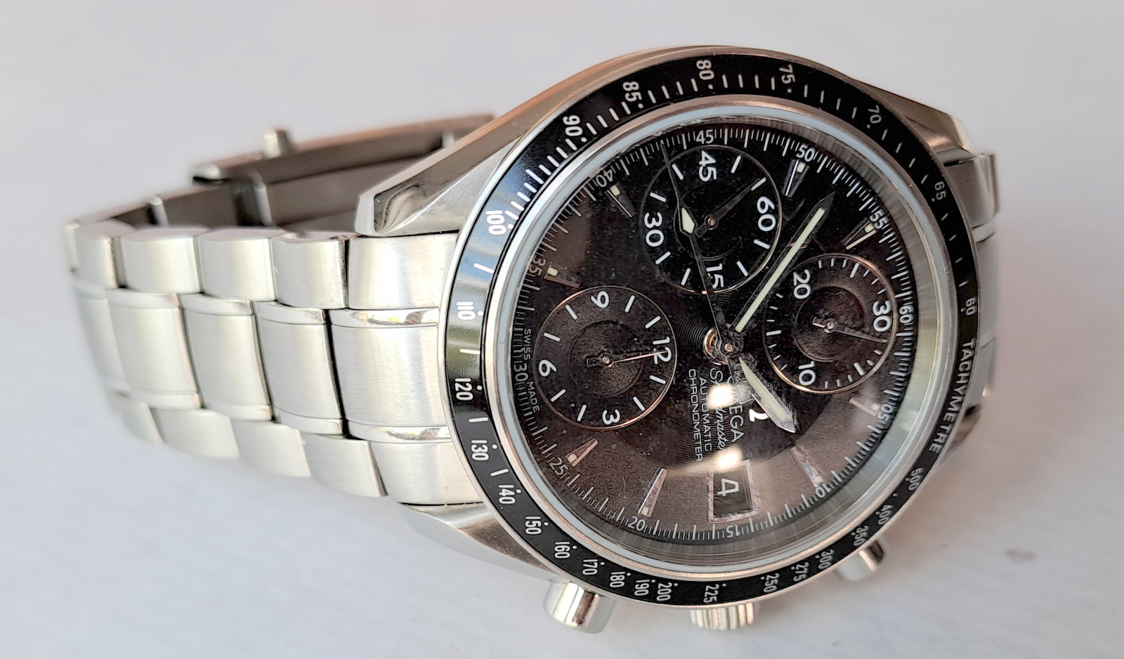 Omega Speedmaster Ref.3210.50.00 Chronometer Automatic Watch 40mm Wooden Case 2008 Model - Image 7 of 13