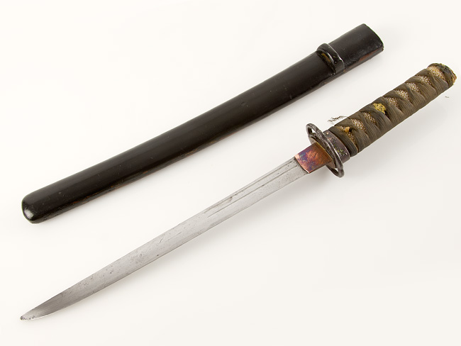 c1600 Japanese Tanto Dagger with Mikado Menuki