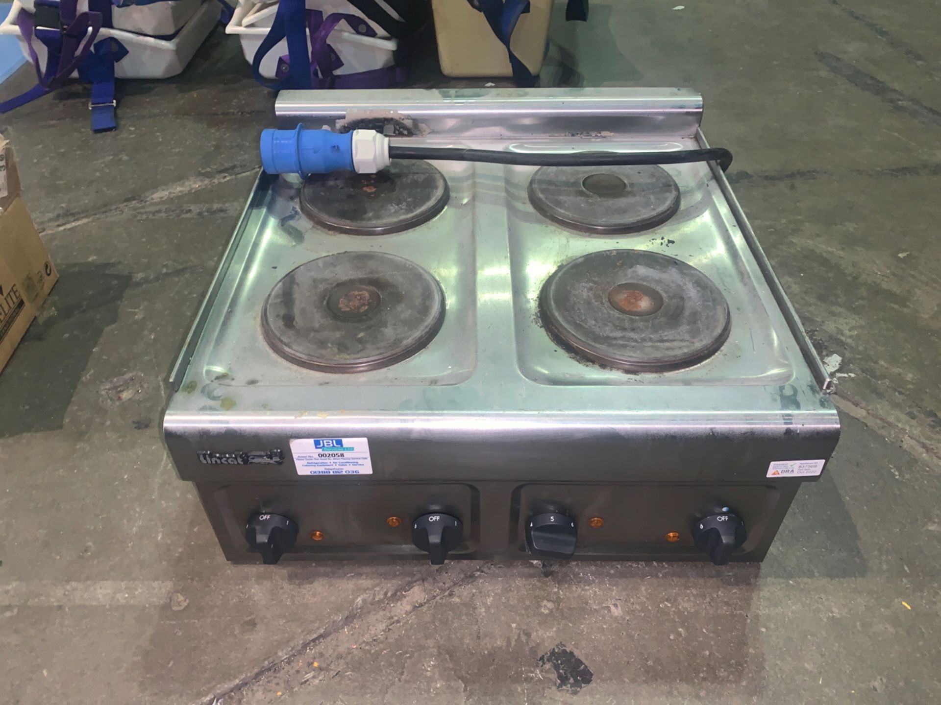 Lincat 4 Four Burner Countertop Cooker