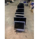 Set of 20 Various PC Screens, Epsom Printers, Server Cabinet