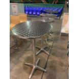 Set of 4 Matching Round Bar Tables