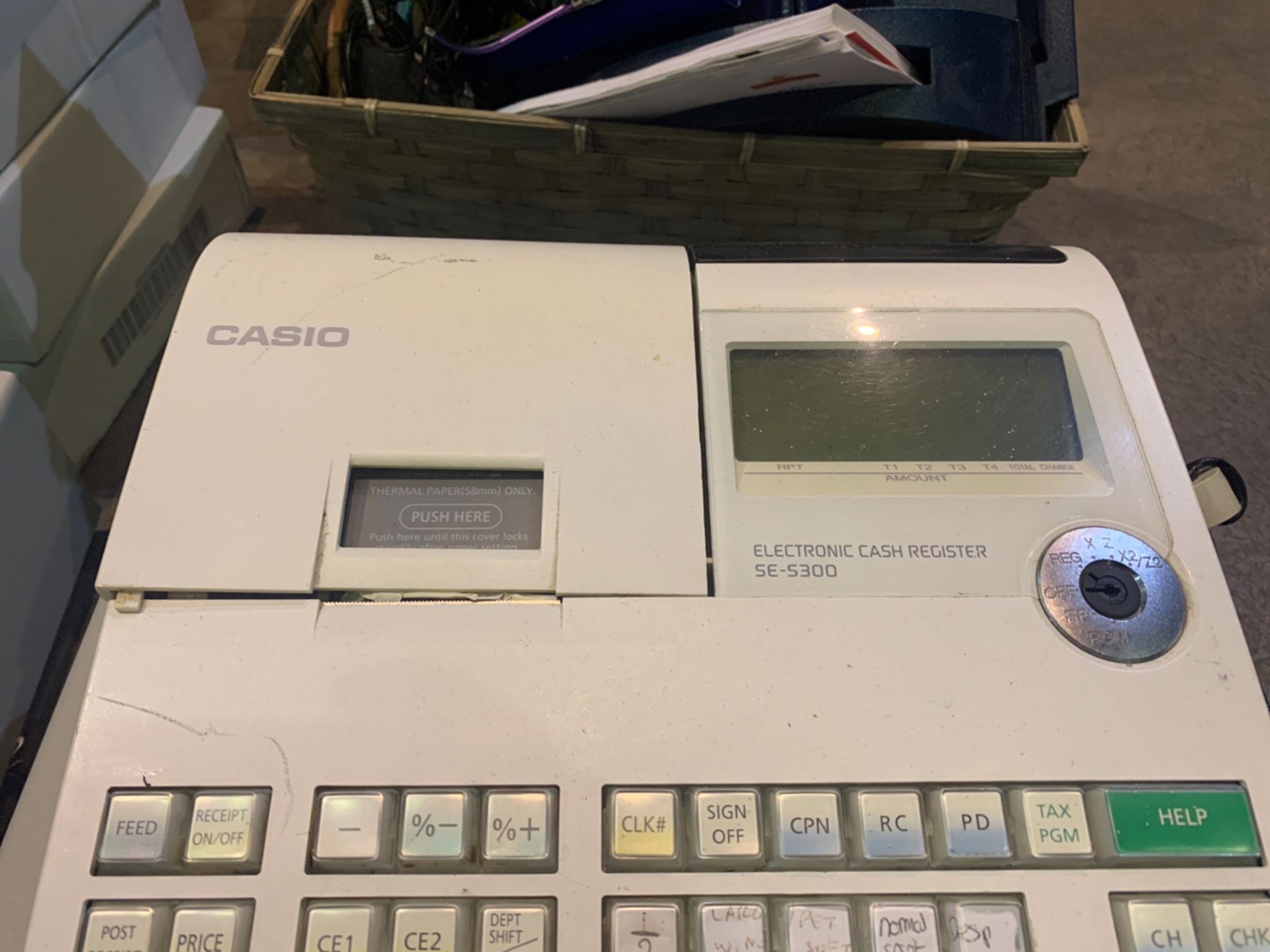 Casio Electronic Cash register - Image 2 of 2