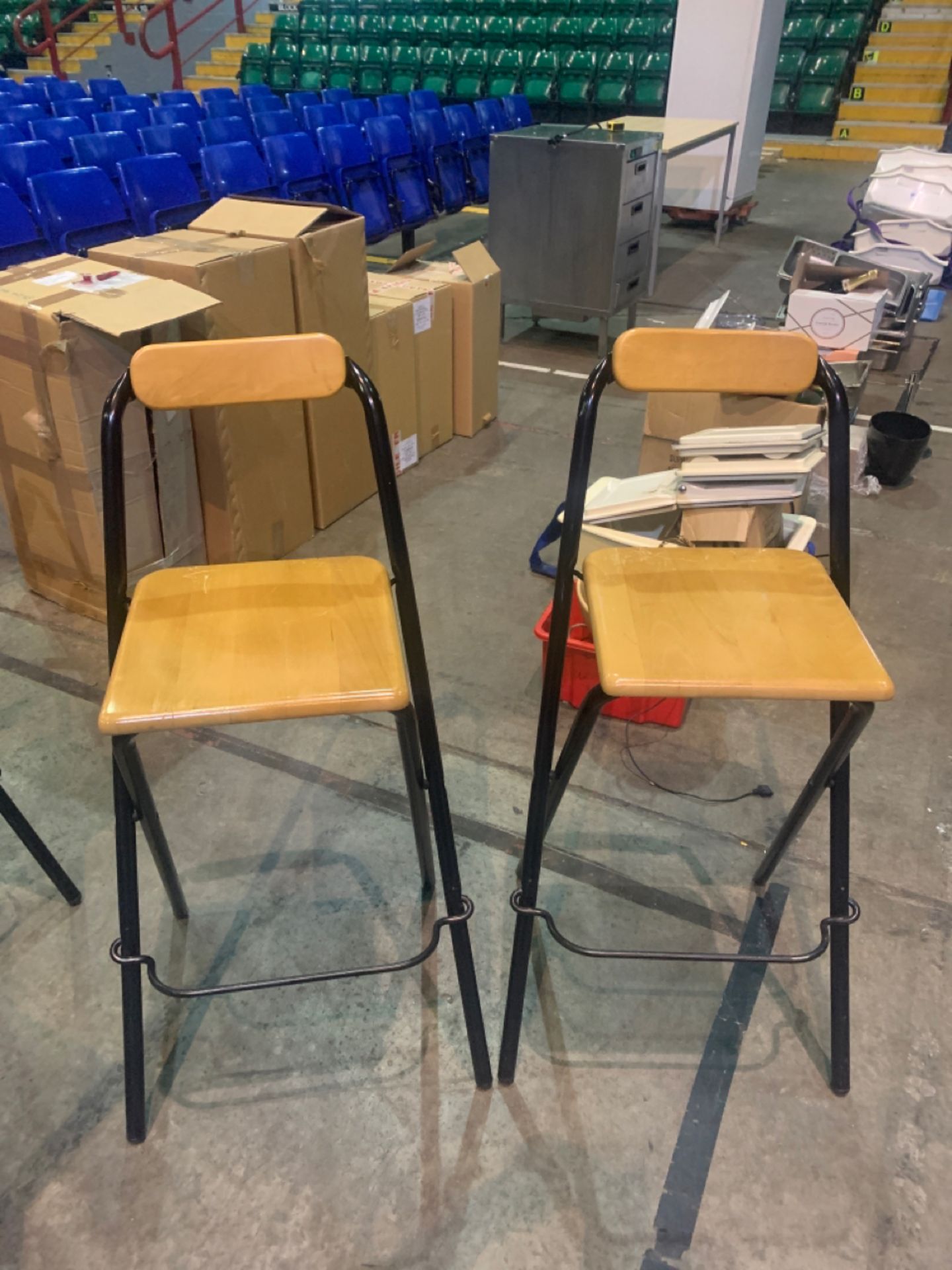 Pair of Foldable Bar Stools - Image 2 of 2