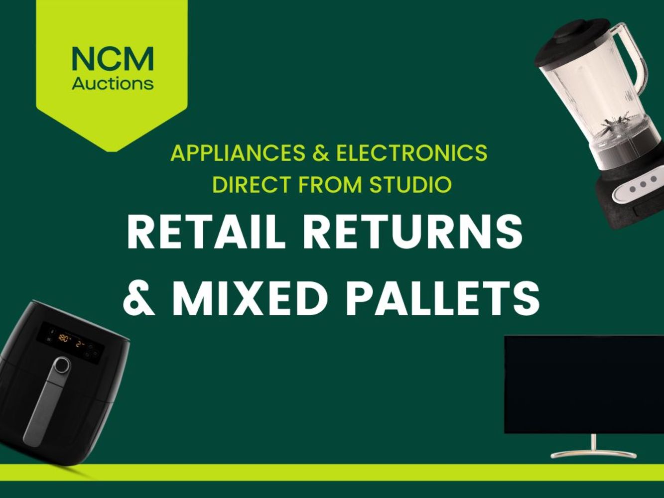 Retail Returns & Mixed Trade Pallets Direct From Online Retailer *NO RESERVE* Branded Products Up To 90% Off RRP