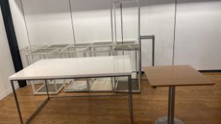 Merchandising Table and Frames units