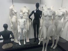 Selection of Mannequins