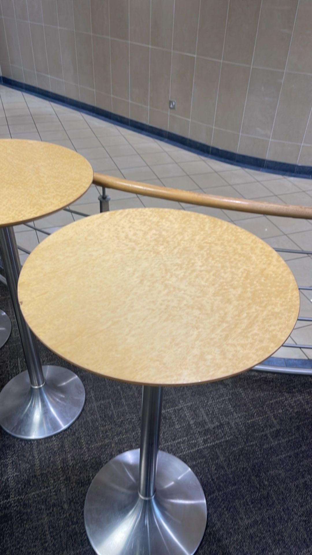 4 x Poseur Tables & 1 x Square Table - Image 6 of 6