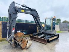 2017, VOLVO ECR88D EXCAVATOR