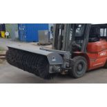 Wolverine 2m Wide Rotary Broom Sweeper Forklift Attachment
