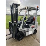 TCM, 1.8 Tonne Gas Forklift (Container Spec) only 520 hours from new