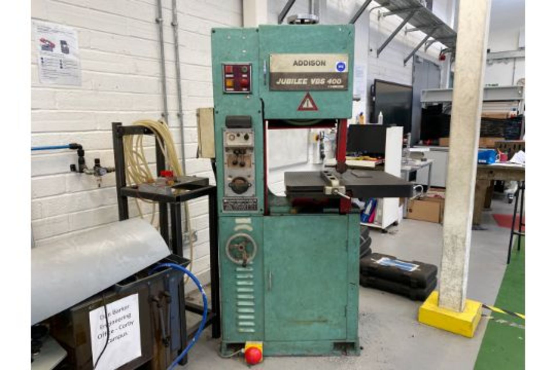 Addison Jubilee VBS 400 Vertical Variable Speed Bandsaw with Stationary Table - Image 2 of 10