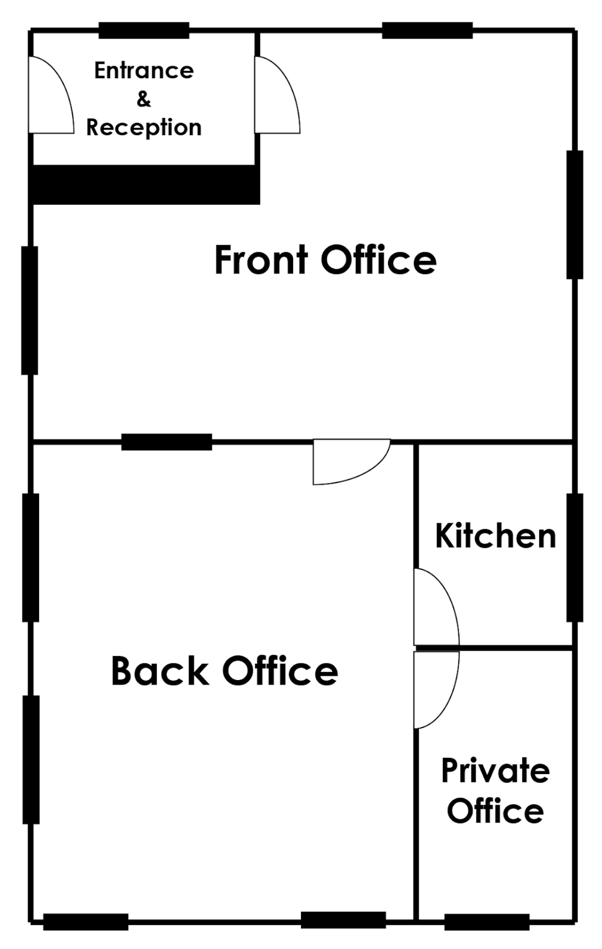 NO RESERVE - Portable Office Cabin (2 Offices, Kitchen, & a smaller private office) - Image 2 of 19