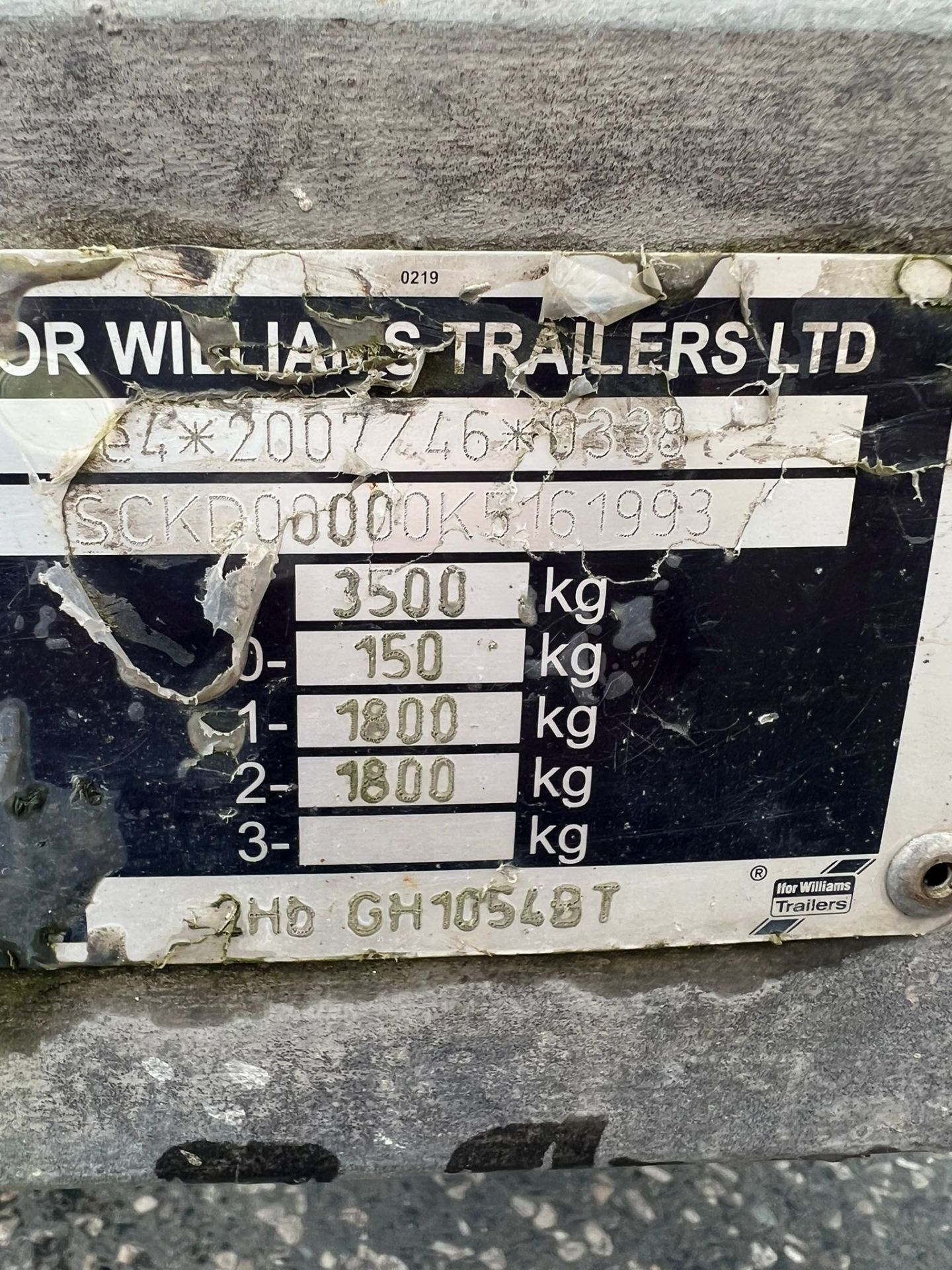 Used Ifor Williams GH1054 – first Reg 01/04/2019 - Image 5 of 10