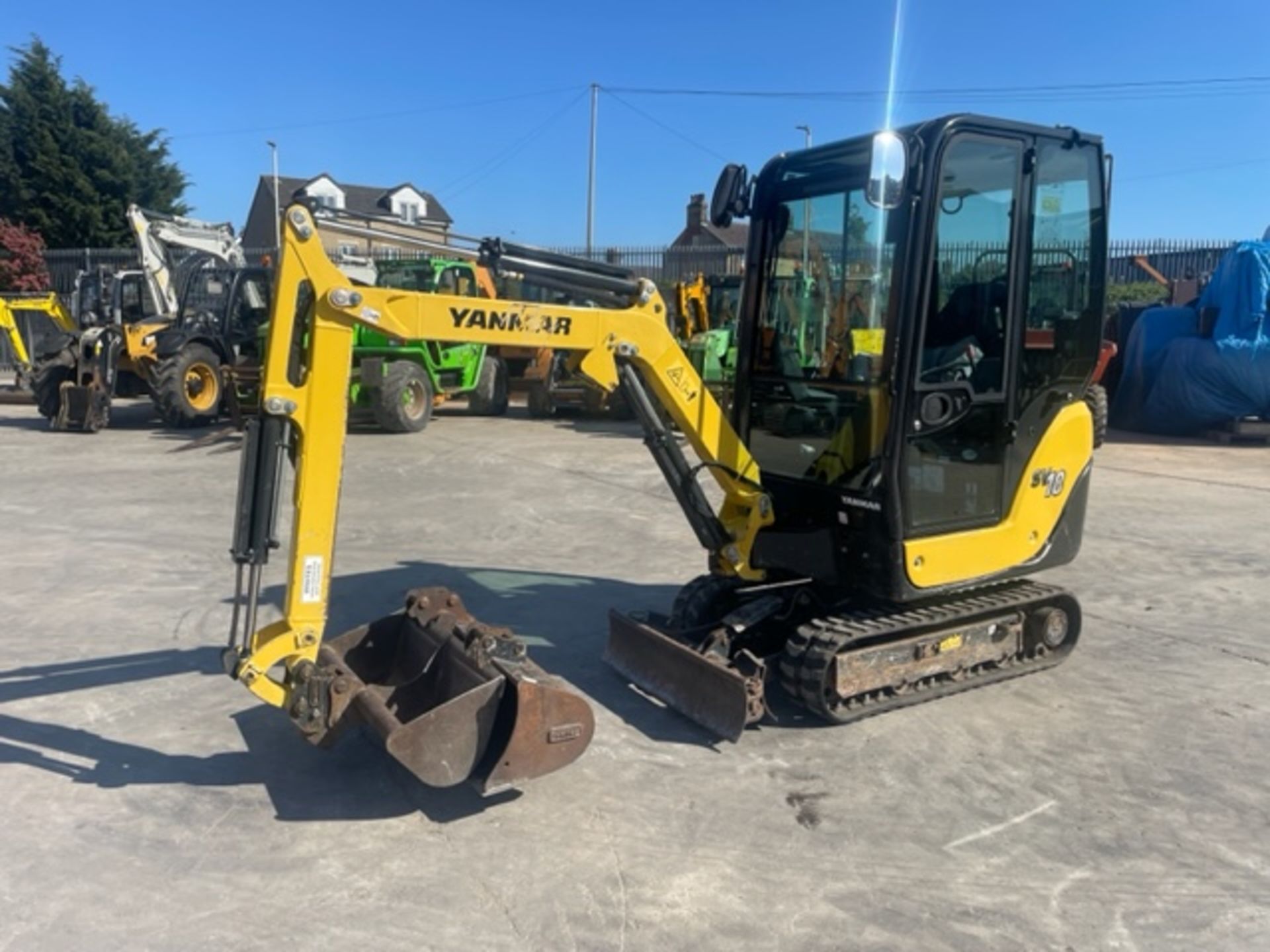 2020 YANMAR SV18 MINI EXCAVATOR - Bild 6 aus 12