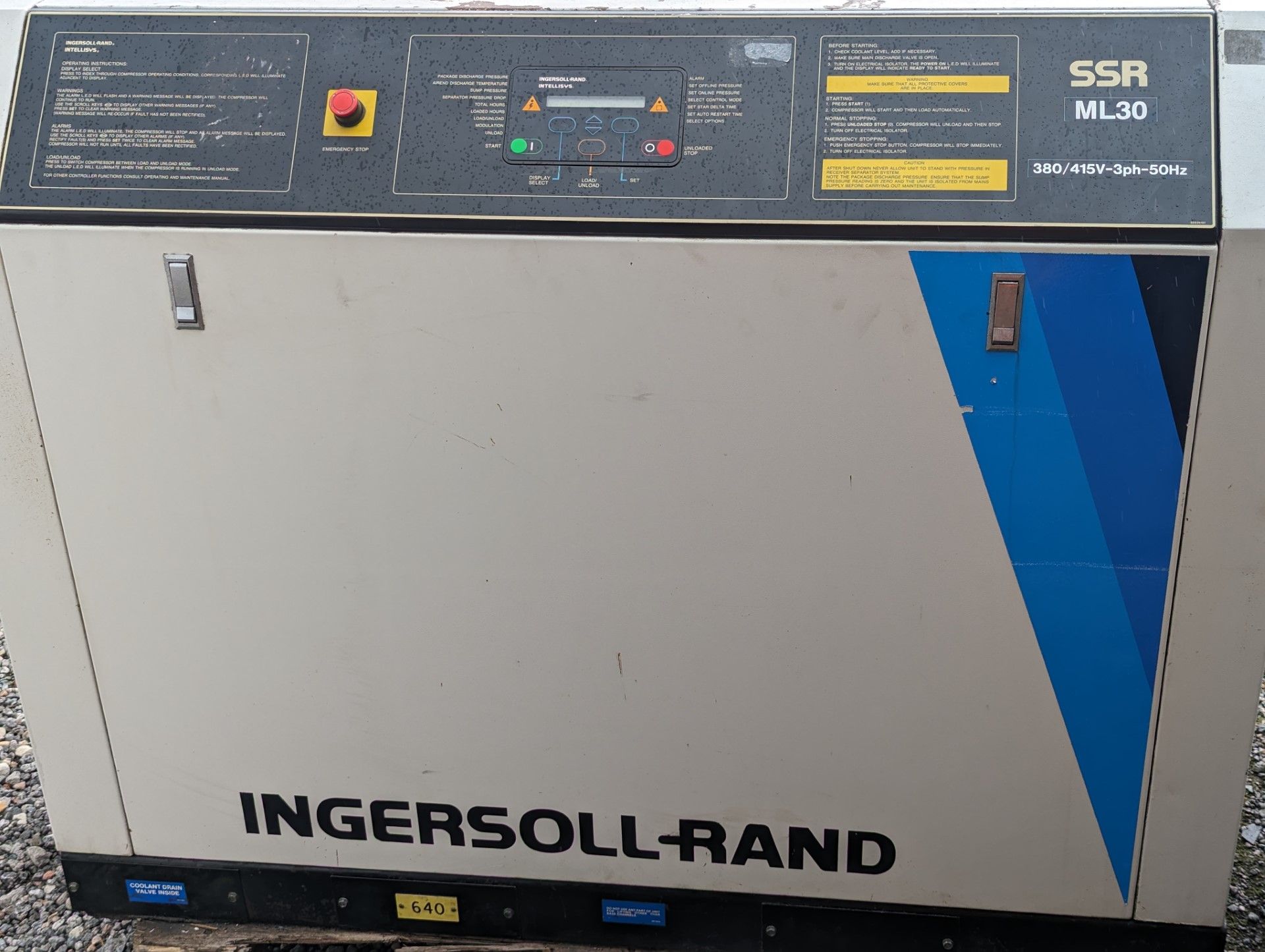 SSR ML 30 Ingersoll Rand Compressor,in working order - Bild 2 aus 6